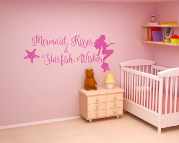 Mermaid Kisses - Starfish Wishes - Beach Ocean Mermaid Kisses - Starfish Wishes - Beach Ocean